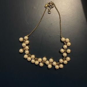 JCrew faux pearls necklace, great condition